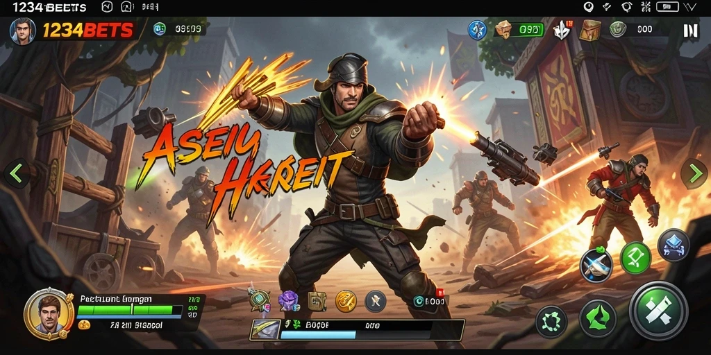 Tampilan gameplay seru 1234BETS dengan aksi mendebarkan.