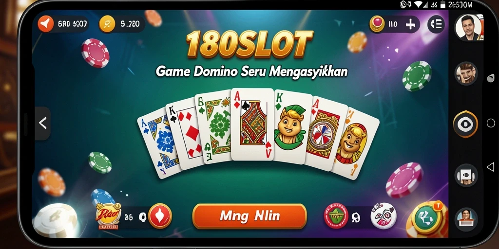 Tampilan gameplay seru di 180SLOT dengan fitur Domino yang menarik.