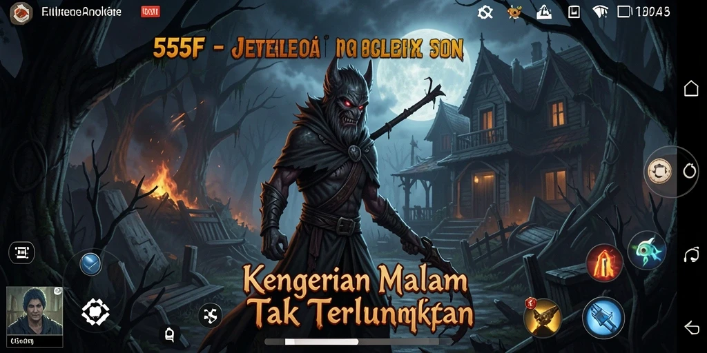 Tampilan gameplay yang mencekam dan penuh ketegangan