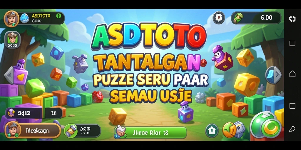 Tampilan gameplay ASDTOTO yang menampilkan tantangan Puzzle.