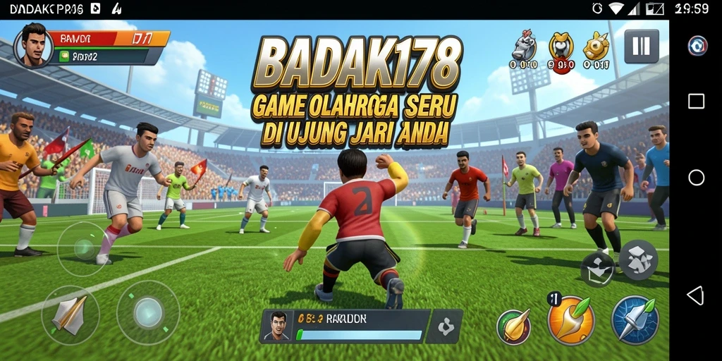 Tampilan gameplay yang dinamis dan menarik di BADAK178.