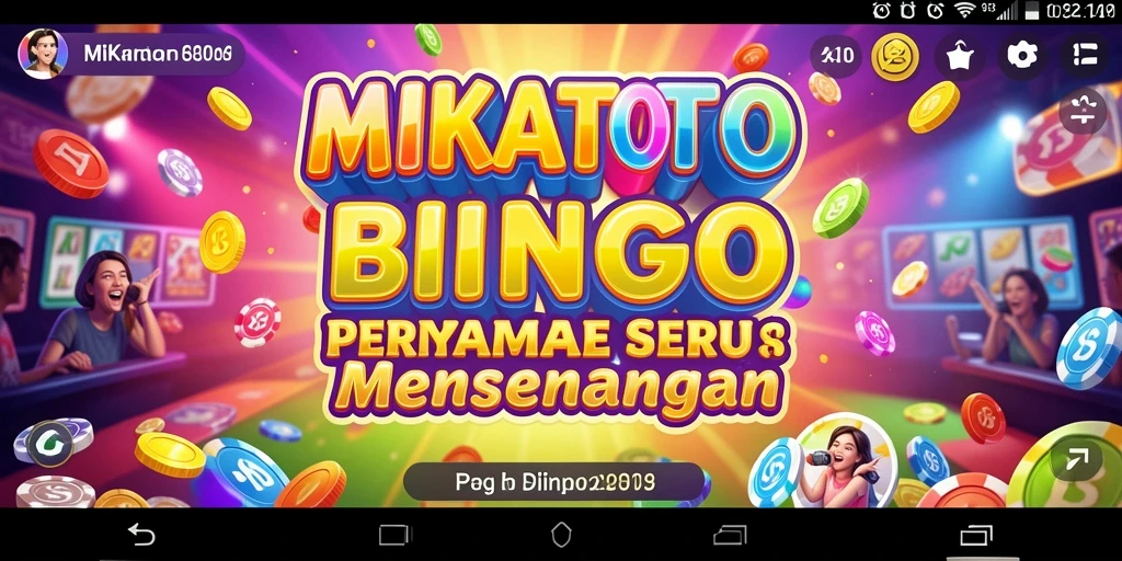 Tampilan gameplay Bingo yang seru dan interaktif.