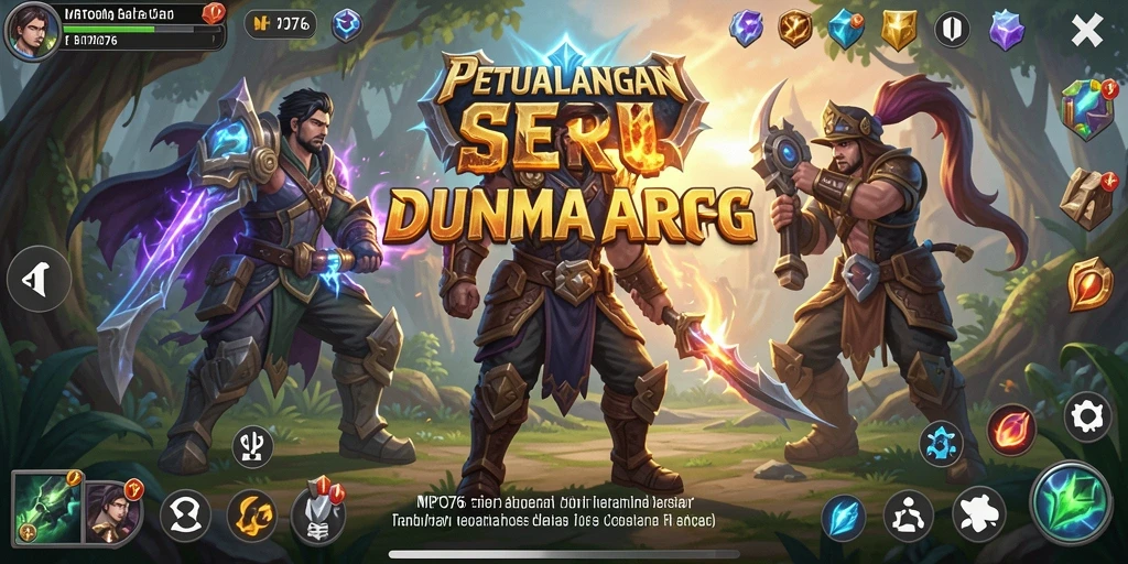 Screenshot MPO76 menampilkan aksi seru dalam dunia ARPG.