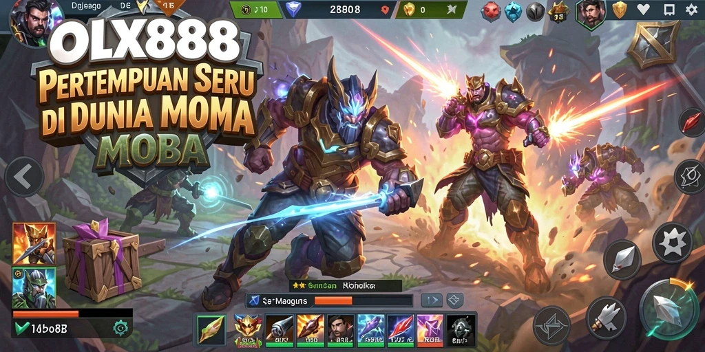 Tampilan gameplay seru dan intens di OLX888.