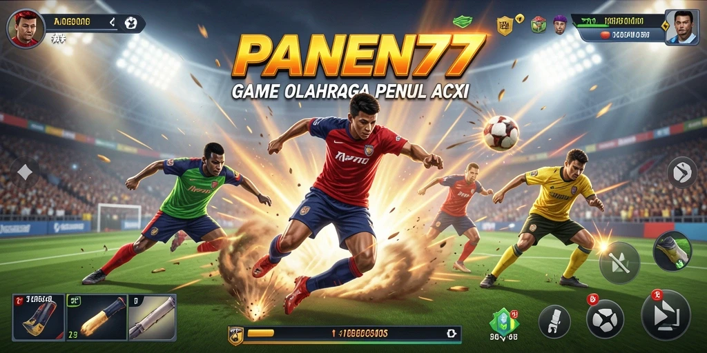 Tampilan menarik dari gameplay <strong>PANEN77</strong> yang penuh aksi olahraga.