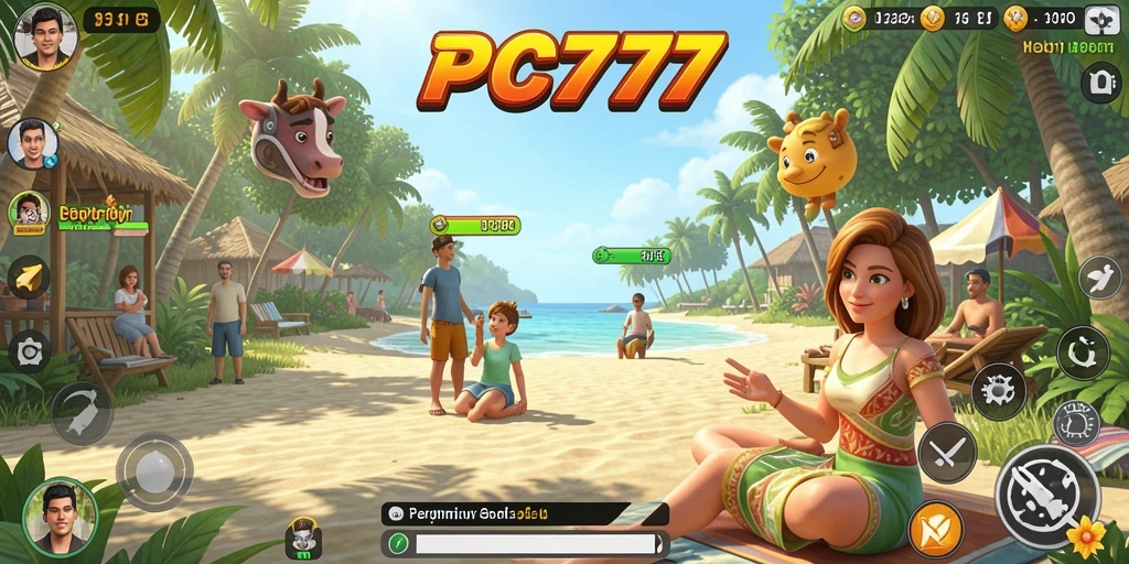 Tampilan gameplay PC777 yang sederhana dan menarik.