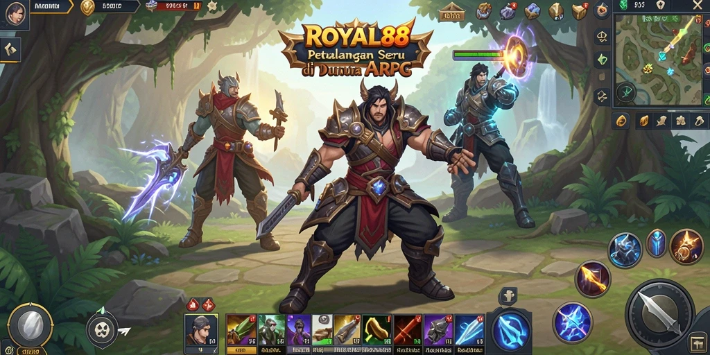 Tampilan gameplay seru dan aksi mendebarkan di ROYAL88.