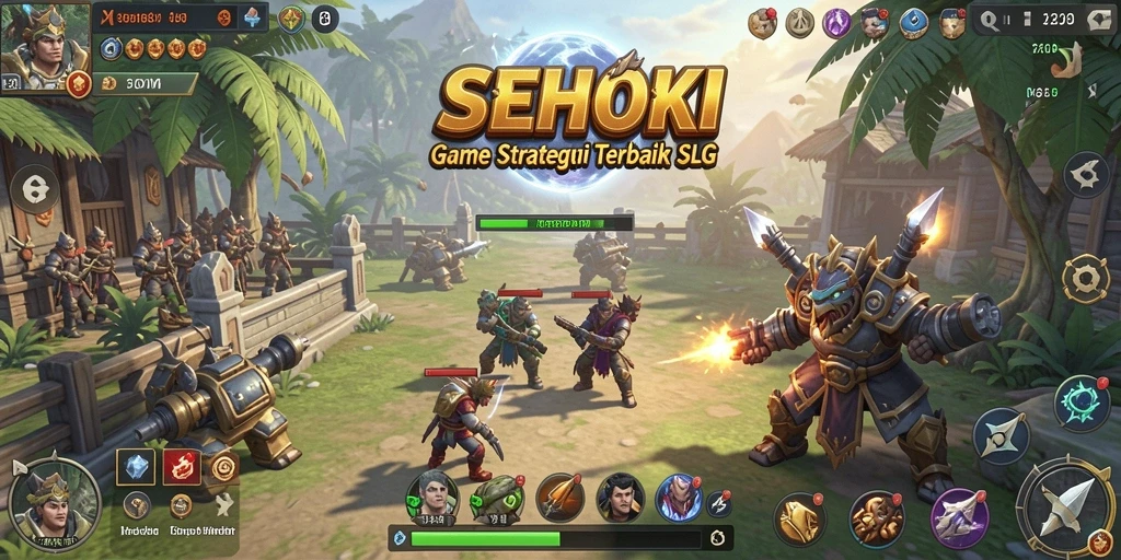 Tampilan gameplay menarik dari SEHOKI yang menghadirkan strategi menarik.