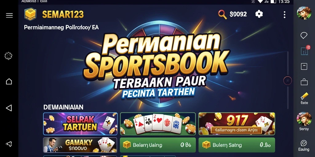 Tampilan utama SEMAR123 yang menarik untuk taruhan olahraga.