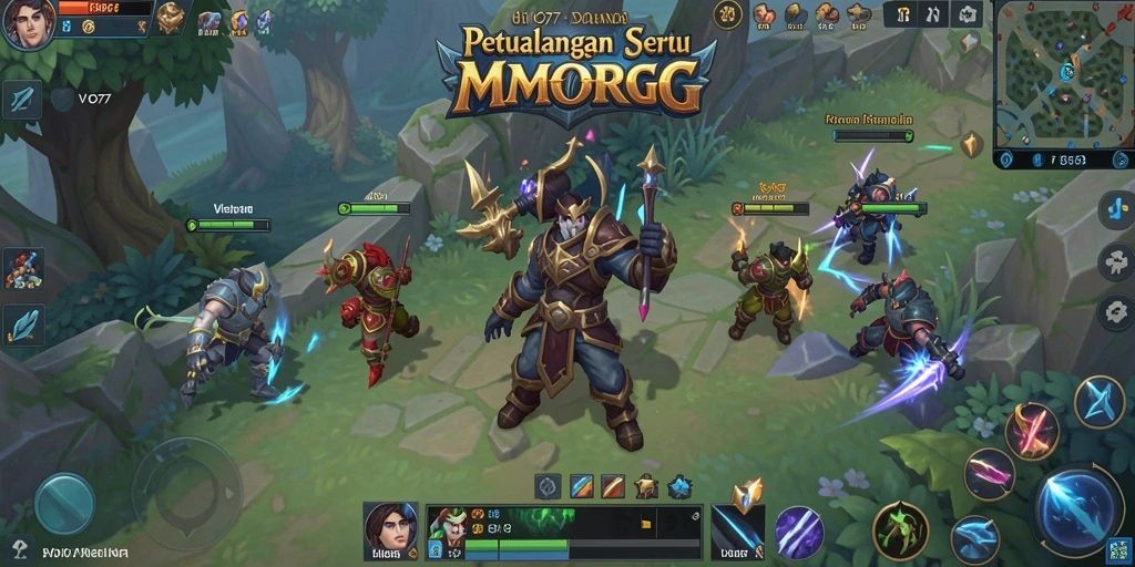 Tampilan gameplay VIO77 yang memukau dalam petualangan MMORPG.